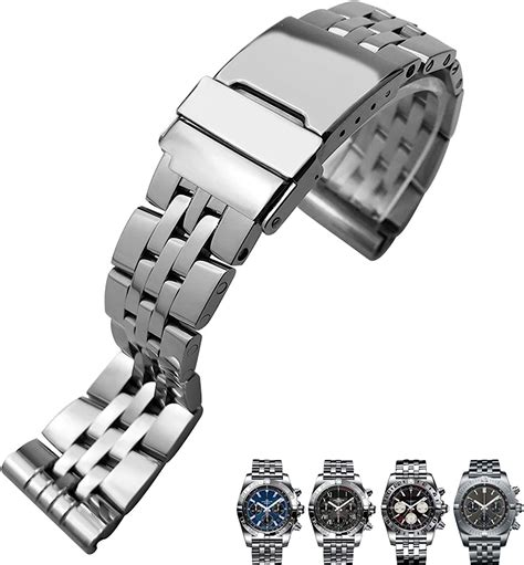 cinturino in acciaio breitling|Amazon.it: Breitling .